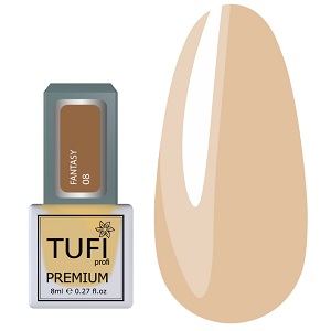 Zwykły lakier TUFI profi PREMIUM Fantasy 08 cream 8 ml