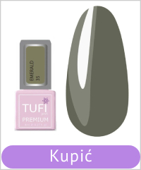 Lakier hybrydowy TUFI profi EMERALD 35 Niedojrzały orzech 8 ml