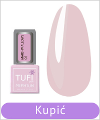 Lakier hybrydowy TUFI profi MARSHMALLOWS 06 Herbaciana róża 8 ml
