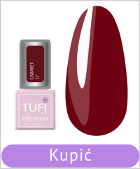 Lakier hybrydowy TUFI profi CABARET 17 Winny 8 ml