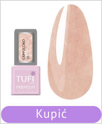 Lakier hybrydowy TUFI profi CAPPUCCINO 20 Kremowy z połyskiem 8 ml