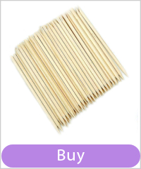 TUFI profi Orange Wood Sticks 11 cm 100 pcs