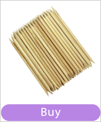 TUFI profi Orange Wood Sticks 6.5 cm 50 pcs