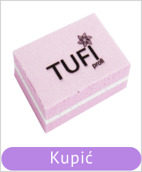 Blok polerski TUFI profi PREMIUM mini różowy 100/180 1 szt